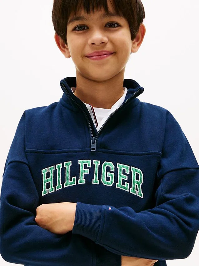 Kids’ Varsity Quarter-Zip Sweatshirt Kids’ Varsity Quarter-Zip Sweatshirt