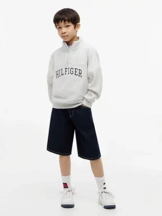 Kids’ Varsity Quarter-Zip Sweatshirt