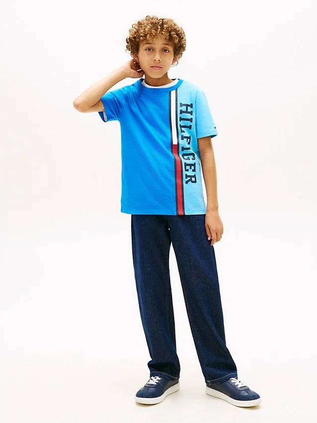 Kids’ Vertical Colorblock Logo T-Shirt Kids’ Vertical Colorblock Logo T-Shirt