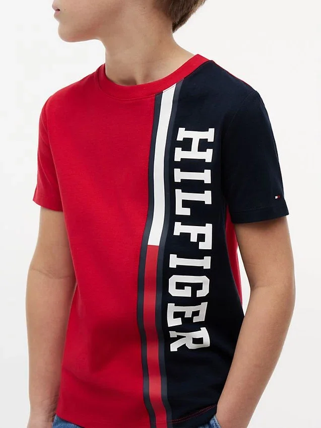 Kids’ Vertical Colorblock Logo T-Shirt Kids’ Vertical Colorblock Logo T-Shirt