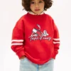Kids’ Wavy Flag Graphic Sweatshirt Kids’ Wavy Flag Graphic Sweatshirt