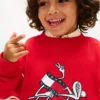 Kids’ Wavy Flag Graphic Sweatshirt Kids’ Wavy Flag Graphic Sweatshirt