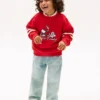 Kids’ Wavy Flag Graphic Sweatshirt Kids’ Wavy Flag Graphic Sweatshirt