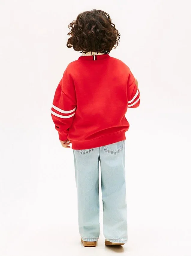 Kids’ Wavy Flag Graphic Sweatshirt Kids’ Wavy Flag Graphic Sweatshirt