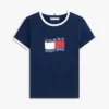 Kids’ Wavy Flag Logo Ringer T-Shirt Kids’ Wavy Flag Logo Ringer T-Shirt