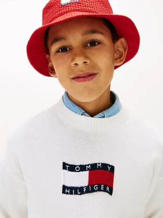 Kids’ Wavy Flag Logo Sweater Kids’ Wavy Flag Logo Sweater