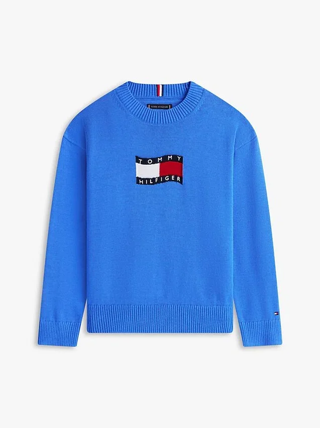 Kids’ Wavy Flag Logo Sweater Kids’ Wavy Flag Logo Sweater
