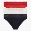 Lace-Trim Bikini Brief 3-Pack Lace-Trim Bikini Brief 3-Pack