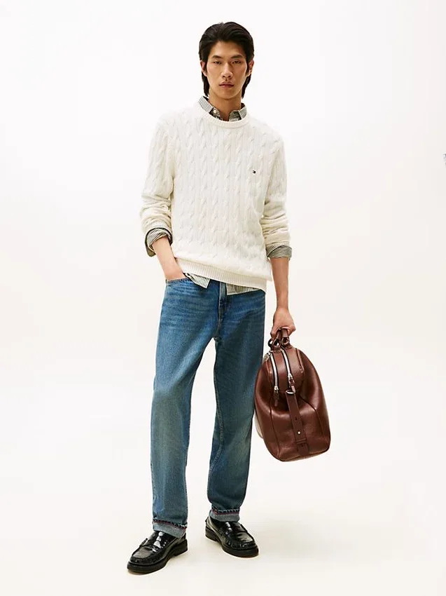 Lambswool Cable Knit Sweater Lambswool Cable Knit Sweater