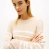 Layered-Look Lightweight Stripe Sweater Layered-Look Lightweight Stripe Sweater