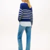 Layered-Look Lightweight Stripe Sweater Layered-Look Lightweight Stripe Sweater