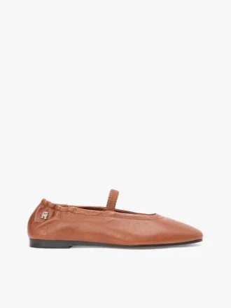 Leather Mary Jane Ballet Flat