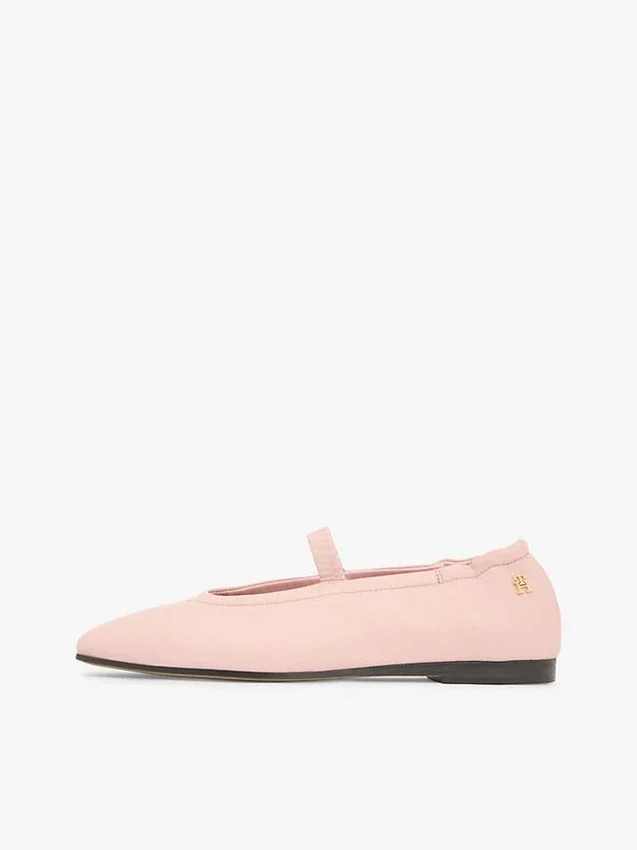 Leather Mary Jane Ballet Flat Leather Mary Jane Ballet Flat