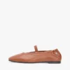 Leather Mary Jane Ballet Flat Leather Mary Jane Ballet Flat