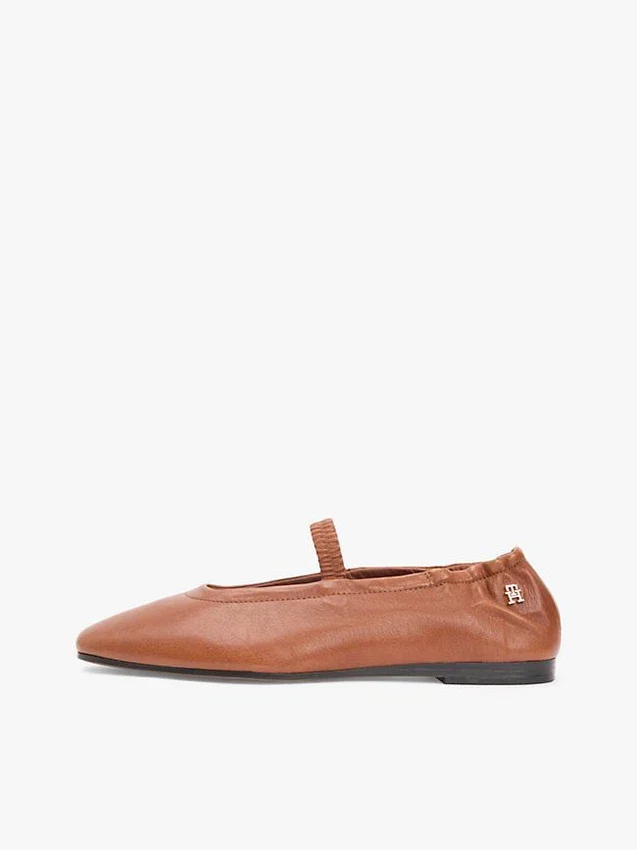 Leather Mary Jane Ballet Flat Leather Mary Jane Ballet Flat