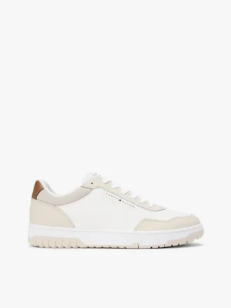 Leather Mix Low-Top Sneaker
