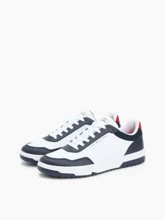 Leather Mix Low-Top Sneaker