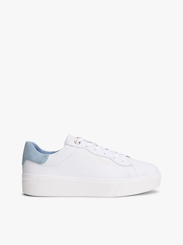 Leather Mix Platform Sneaker Leather Mix Platform Sneaker