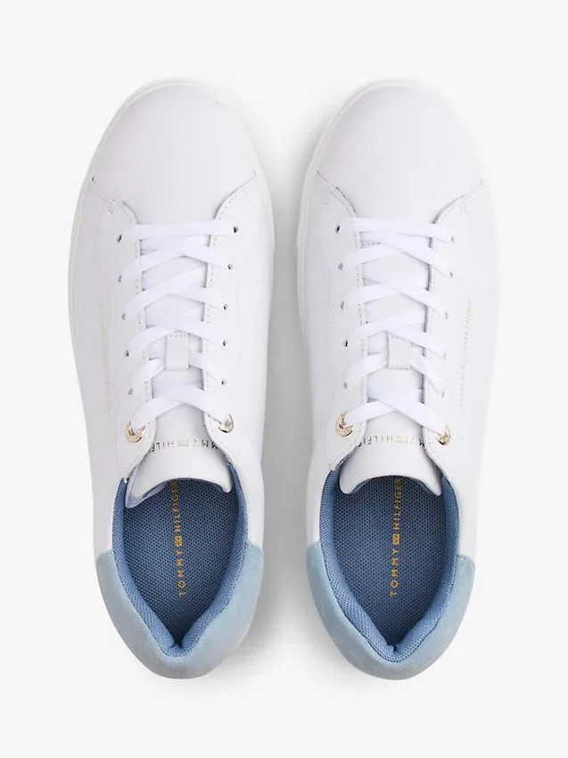 Leather Mix Platform Sneaker Leather Mix Platform Sneaker