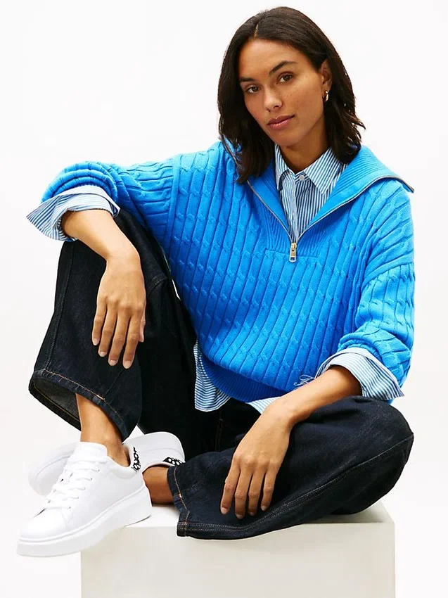 Leather Mix Platform Sneaker Leather Mix Platform Sneaker