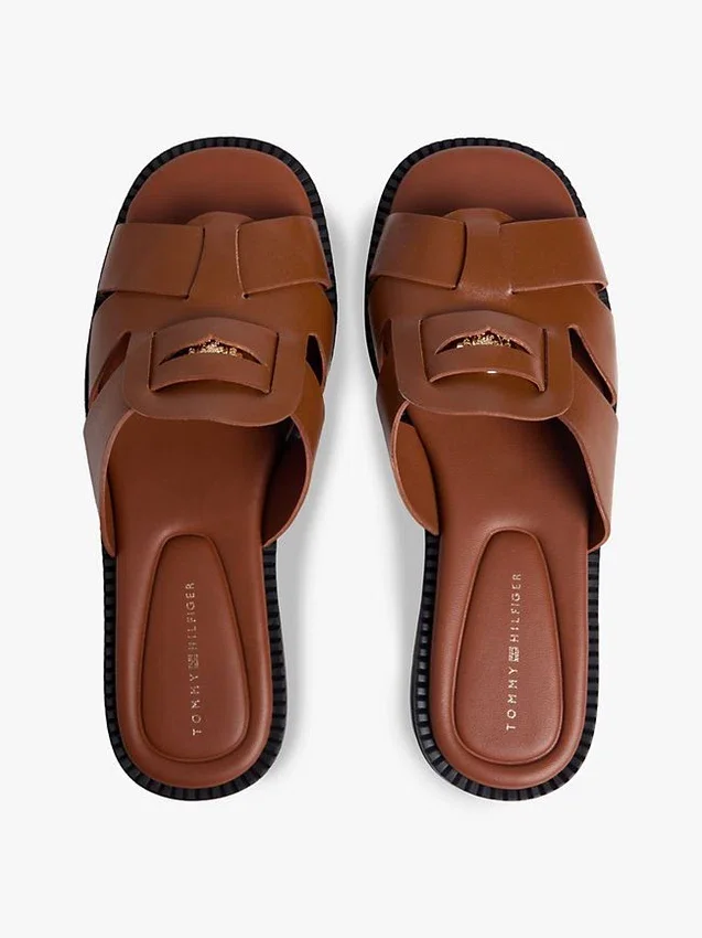 Leather Penny Loafer Sandal Leather Penny Loafer Sandal