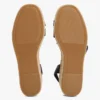 Leather-Strap Platform Espadrille