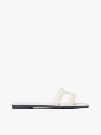Leather TH Monogram Sandal