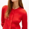 Lightweight Cable Knit Cardigan