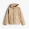Lightweight Hooded Padded Quilted Jacket