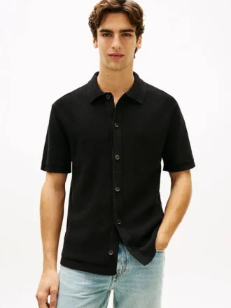 Lightweight Knit Sweater Polo