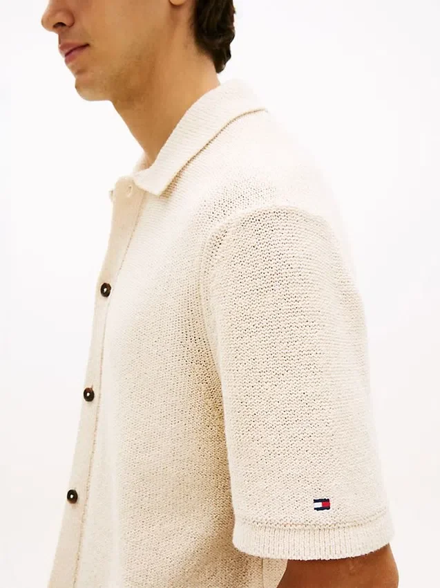 Lightweight Knit Sweater Polo Lightweight Knit Sweater Polo