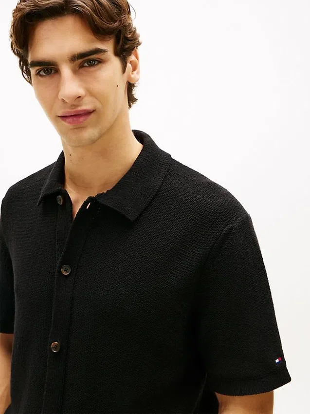 Lightweight Knit Sweater Polo Lightweight Knit Sweater Polo