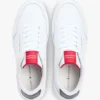 Lightweight Leather Mix Court Sneaker
