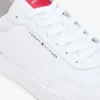 Lightweight Leather Mix Court Sneaker