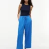 Lightweight Linen-Blend Pull-On Pant