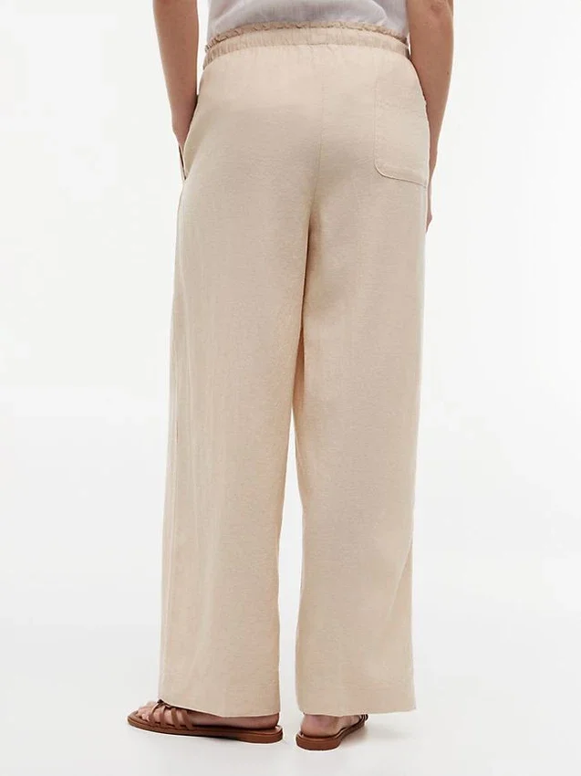Lightweight Linen-Blend Pull-On Pant Lightweight Linen-Blend Pull-On Pant