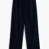 Lightweight Linen-Blend Pull-On Pant