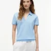 Lightweight Pique Henley Polo