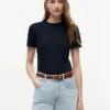Lightweight Rib-Knit T-Shirt