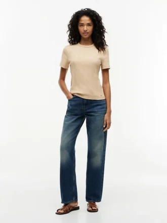 Lightweight Rib-Knit T-Shirt Lightweight Rib-Knit T-Shirt