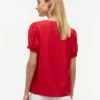 Lightweight Shirred Pullover Shirt
