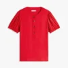 Lightweight Shirred Pullover Shirt