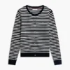 Lightweight Striped Cardigan
