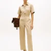 Lightweight Twill Utility Jumpsuit