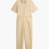 Lightweight Twill Utility Jumpsuit