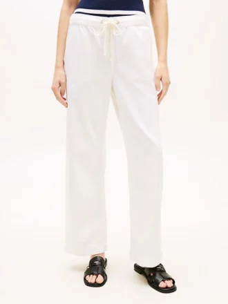 Lightweight Wide Leg Pull-On Jean