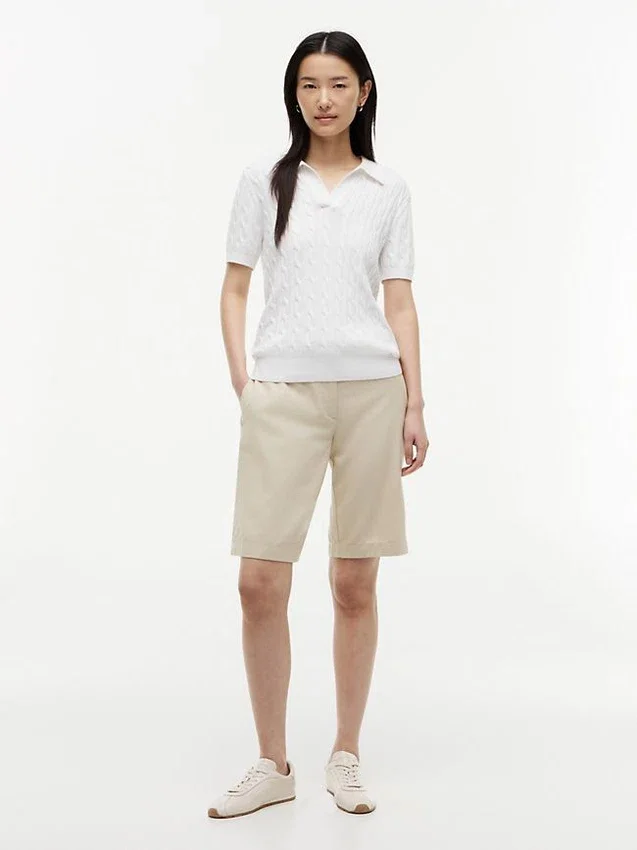 Linen-Blend 11″ Bermuda Short Linen-Blend 11″ Bermuda Short