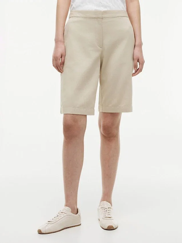 Linen-Blend 11″ Bermuda Short Linen-Blend 11″ Bermuda Short