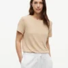 Linen-Blend Crewneck T-Shirt