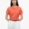 Linen-Blend Crewneck T-Shirt